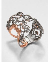 Stephen Webster | Metallic Shark Jaw Sterling Silver Cuff Bracelet | Lyst