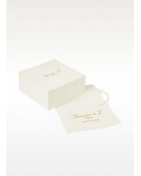 Alcozer & J - Brown Frog Charm Brass Bracelet - Lyst