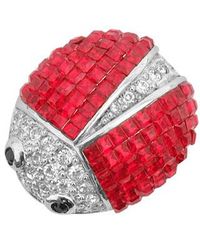 AZ Collection | Red Ladybug Brooch | Lyst