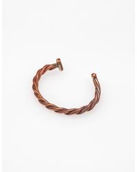 Cause and Effect | Metallic Copper Twist Cuff for Men | Lyst