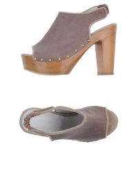Balear Mania Brown Platform Sandals