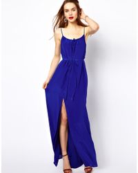 french blue maxi dress