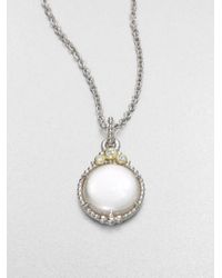 Judith Ripka | Metallic Pendant Necklace | Lyst