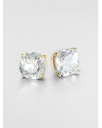 kate spade new york | Multicolor Faceted Square Stud Earrings | Lyst