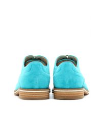 turquoise brogues