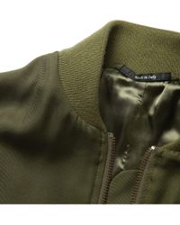 Maison Margiela | Green Silk Bomber Jacket for Men | Lyst
