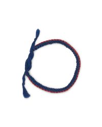 Club Monaco | Blue Macrame Bracelet for Men | Lyst
