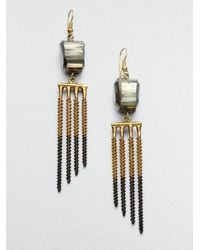 Kelly Wearstler | Metallic Pyrite Pandora Earrings | Lyst