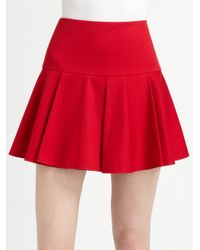 RED Valentino Mini Skirt in Red | Lyst