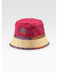 silk bucket hat