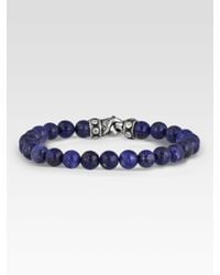 Scott Kay | Blue Lapis Bracelet for Men | Lyst