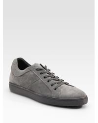 Tod's | Gray Allacciato Basso Sport Cassetta for Men | Lyst