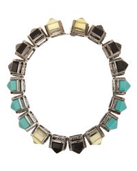 Fenton | Metallic Shinde Pointed Gem Collar | Lyst