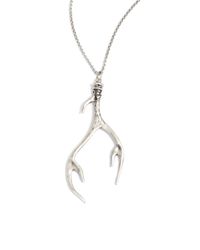 Giles & Brother | Metallic Antler Necklace | Lyst