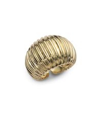 1AR By Unoaerre | Metallic Ribbed Ring | Lyst