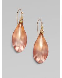 Alexis Bittar | Metallic Flora Gold Daisy Petal Earrings | Lyst