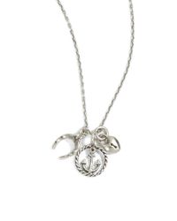 Giles & Brother | Metallic Tiny Luck Love Hope Necklace | Lyst