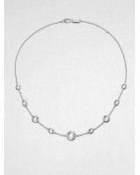 Ippolita | Metallic Rock Candy Gelato Clear Quartz & Sterling Silver Short Station Necklace | Lyst