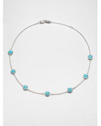 Ippolita | Metallic Rock Candy Turquoise & Sterling Silver Necklace | Lyst