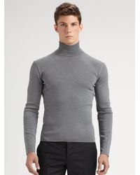 silver turtleneck mens