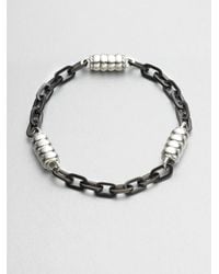 John Hardy | Metallic Three-Station Link Bracelet for Men | Lyst