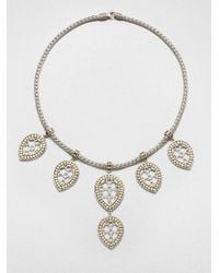 John Hardy | Metallic Dot 18K Yellow Gold & Sterling Silver Fringe Bib Necklace | Lyst