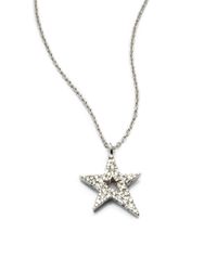 KC Designs | White Diamond Star Pendant Necklace | Lyst