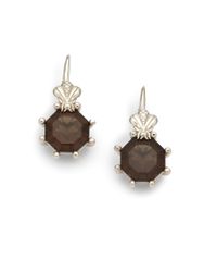 Slane | Metallic Bee Prong Earringssmoky Quartz | Lyst