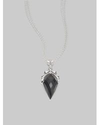 Stephen Webster | Metallic Cats Eye Crystal Haze & Sterling Silver Spike Pendant Necklace | Lyst