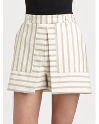 Theory Caslyn Open Front Skort in Natural | Lyst