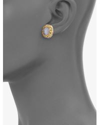 Alexis Bittar | Iolite and Motherofpearl Stud Earrings | Lyst