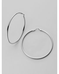 Charles Garnier | Metallic 18k Gold Hoop Earrings1190 | Lyst