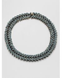 Giles & Brother | Metallic Encrusted Ceres Collar Necklace | Lyst
