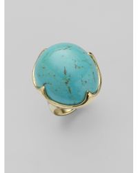 Ippolita | Blue Turquoise & 18k Yellow Gold Ring | Lyst