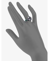 M.c.l Matthew Campbell Laurenza | Multicolor Enamel Accented Amethyst Ring | Lyst