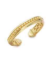 Slane | Metallic Aura Thin Hinged Cuff | Lyst