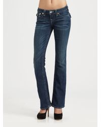 True Religion Becky Bootcut Jeans in Blue | Lyst