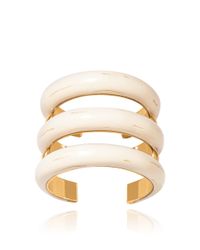 Aurelie Bidermann | Metallic Caftan Moon Resin Horn and Gold Plated Cuff | Lyst