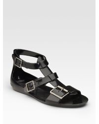 burberry jelly thong sandals