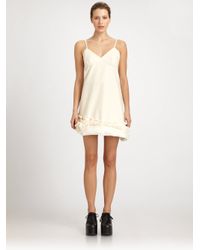 comme des garcons white dress
