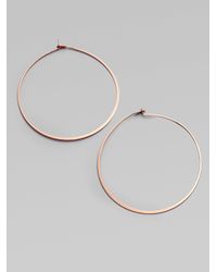michael kors whisper hoop earrings