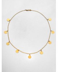 Gurhan | Metallic 24k Gold Lush Disc Necklace | Lyst