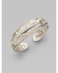 John Hardy | Metallic Sterling Silver Dragonfly Cuff Bracelet | Lyst
