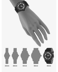 Marc By Marc Jacobs | Black Sloane Logo Strap Watch | Lyst