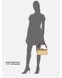 Prada Paglia Twist Straw Shoulder Bag in Beige (naturale) | Lyst