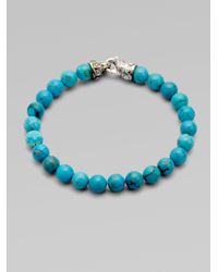 Scott Kay | Blue Turquoise Bracelet for Men | Lyst