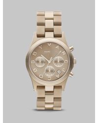 Marc By Marc Jacobs | Metallic Gold Ion-plated Chronograph Watch | Lyst