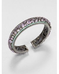 M.c.l Matthew Campbell Laurenza | Black Amethyst and Sterling Silver Bracelet | Lyst