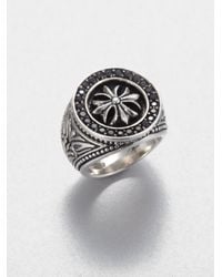 Scott Kay | Metallic Sterling Silver Cross Ring for Men | Lyst