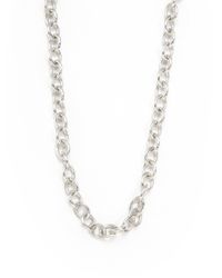 Slane | Metallic Oval Cable Chain Necklace | Lyst